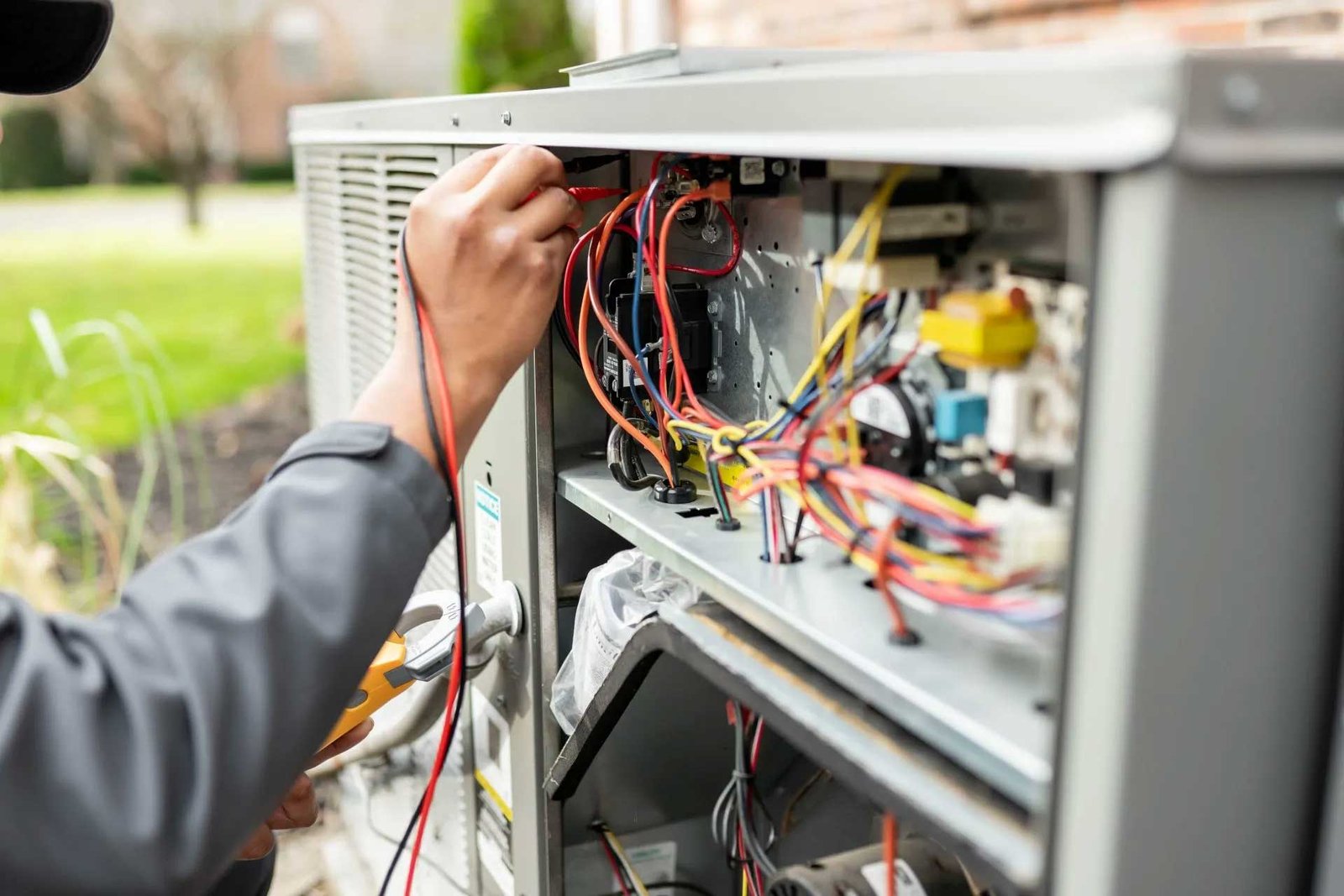Air conditioner running during Southern California heatwave